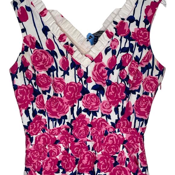 Vineyard Vines for Kentucky Derby Sleeveless Midi Dress Run for the Roses Size 2 - Picture 2 of 8